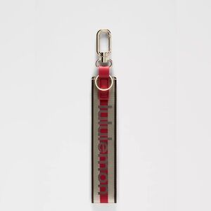 lululemon athletica Red and Gray Key Holder